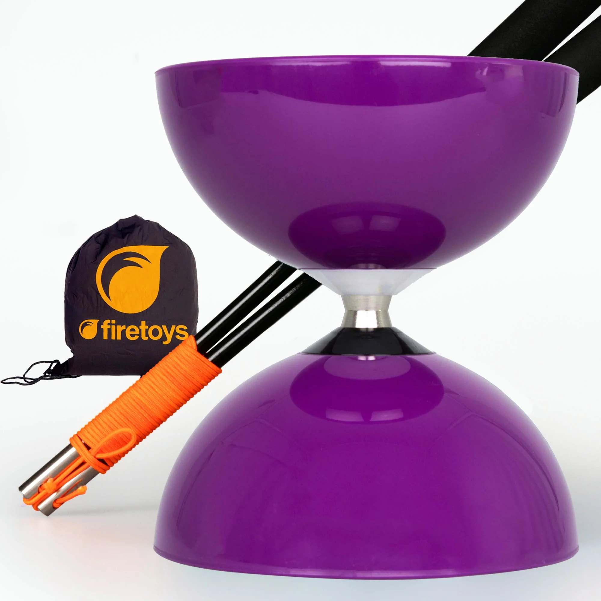Big Top Bearing Diabolo Set with Status Handsticks & Bag - Image 4