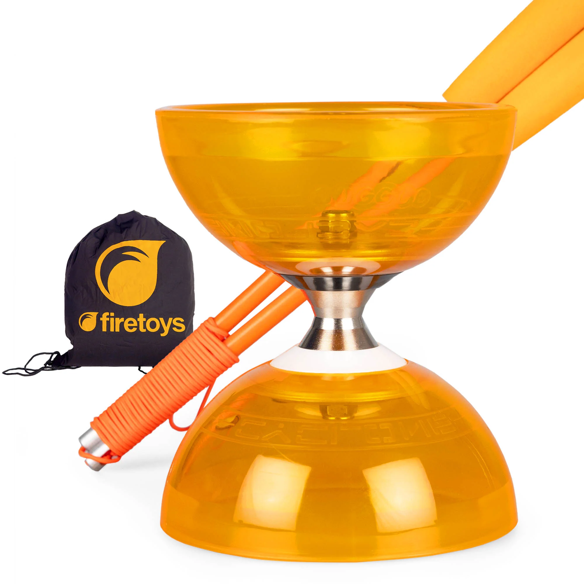 Cyclone Quartz Triple Bearing Diabolo Set with Superglass Handsticks and Bag - Image 16