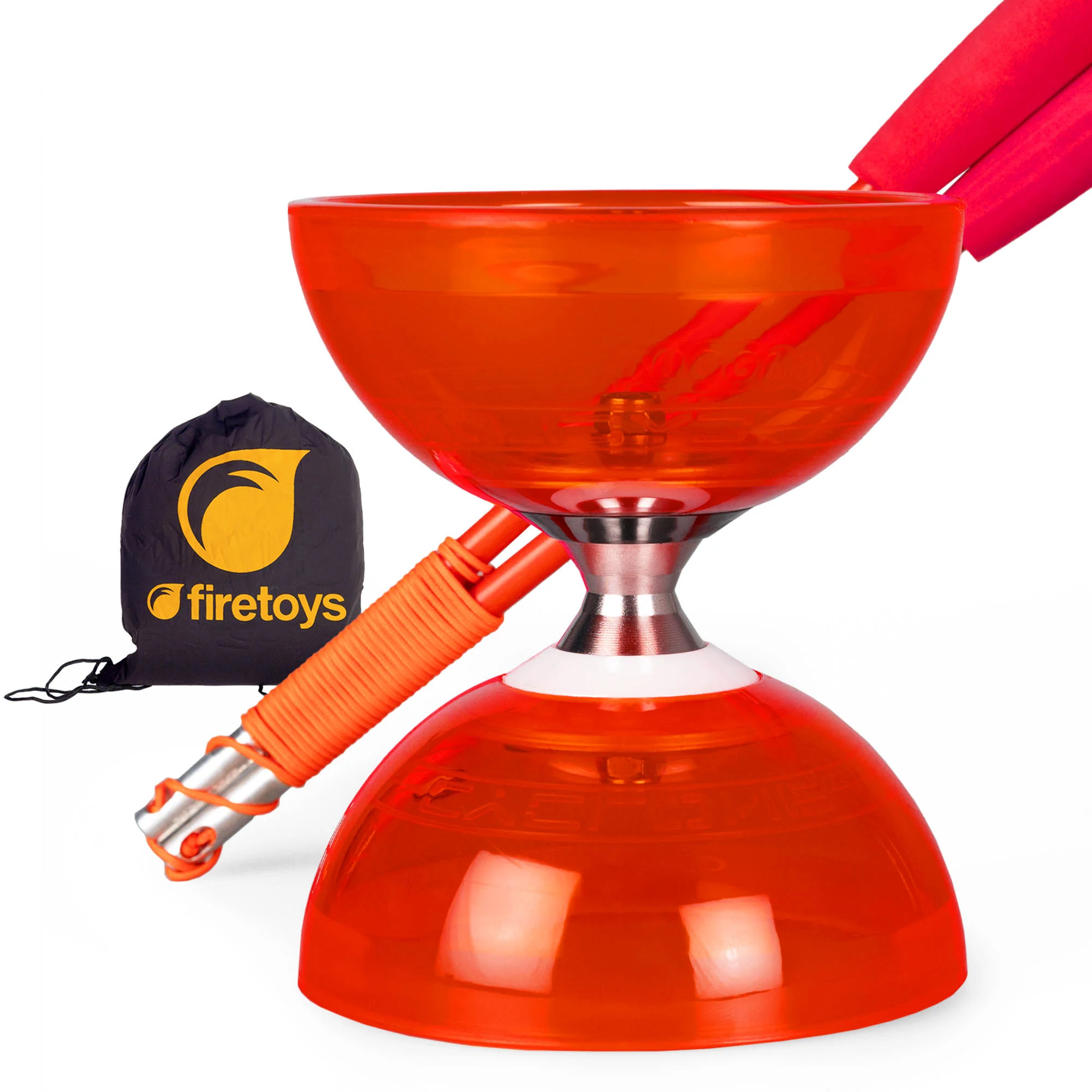 Cyclone Quartz Triple Bearing Diabolo Set with Superglass Handsticks and Bag - Image 31