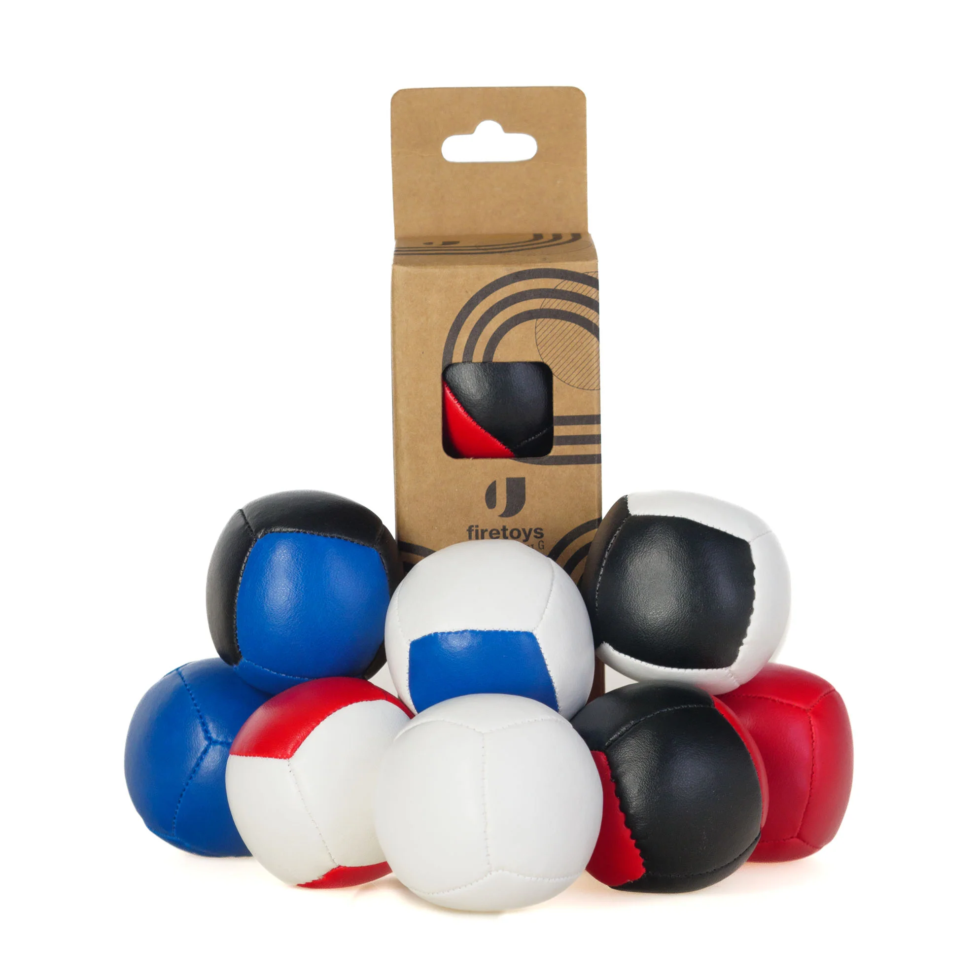Firetoys 110g Pro Six Panel Thud Juggling Ball - Set of 3x Balls - Image 3