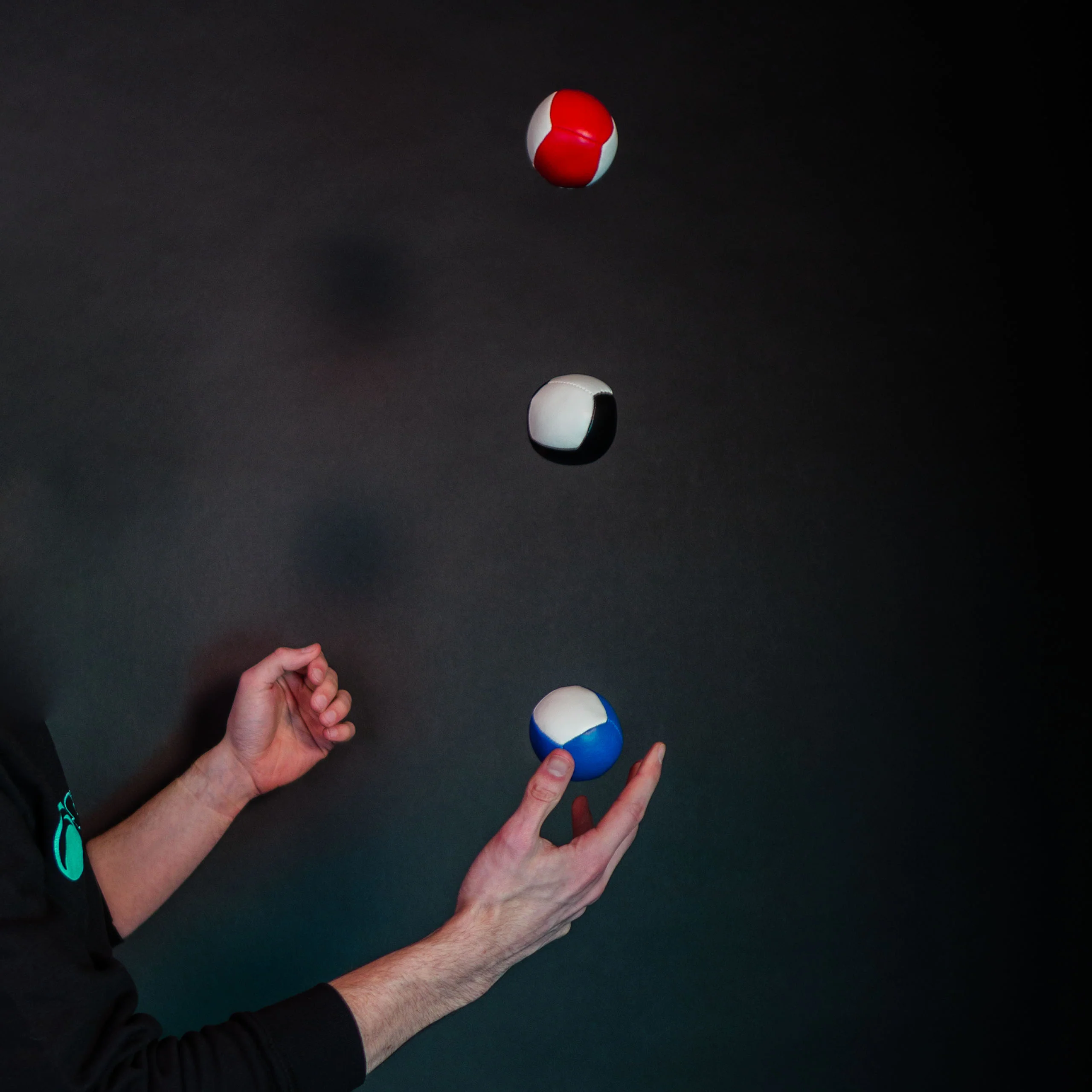 Firetoys 110g Pro Six Panel Thud Juggling Ball - Set of 3x Balls - Image 5