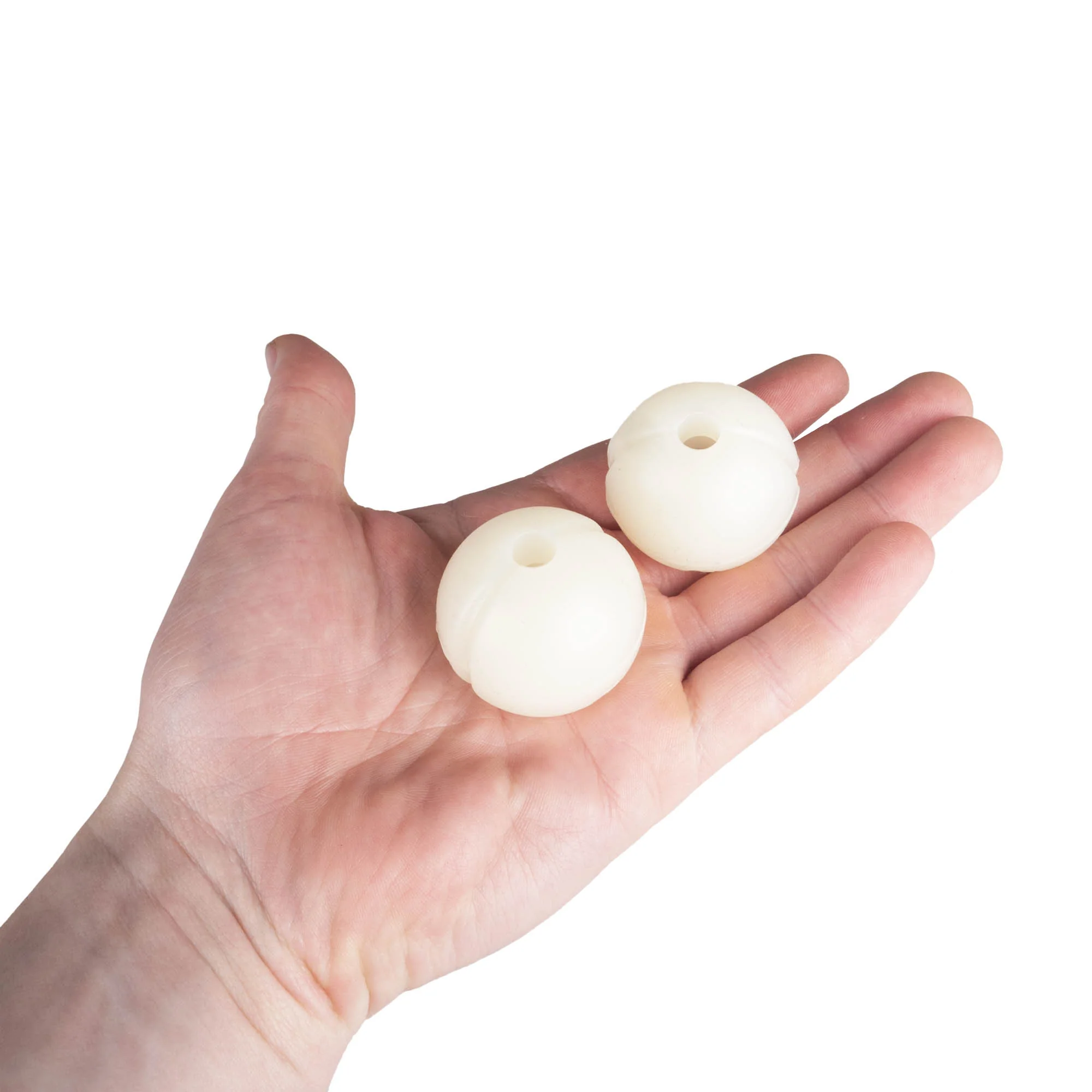 Firetoys Pro Silicone Poi Handles / Poi Knobs  - Glow in the Dark (2 pack) - Image 6