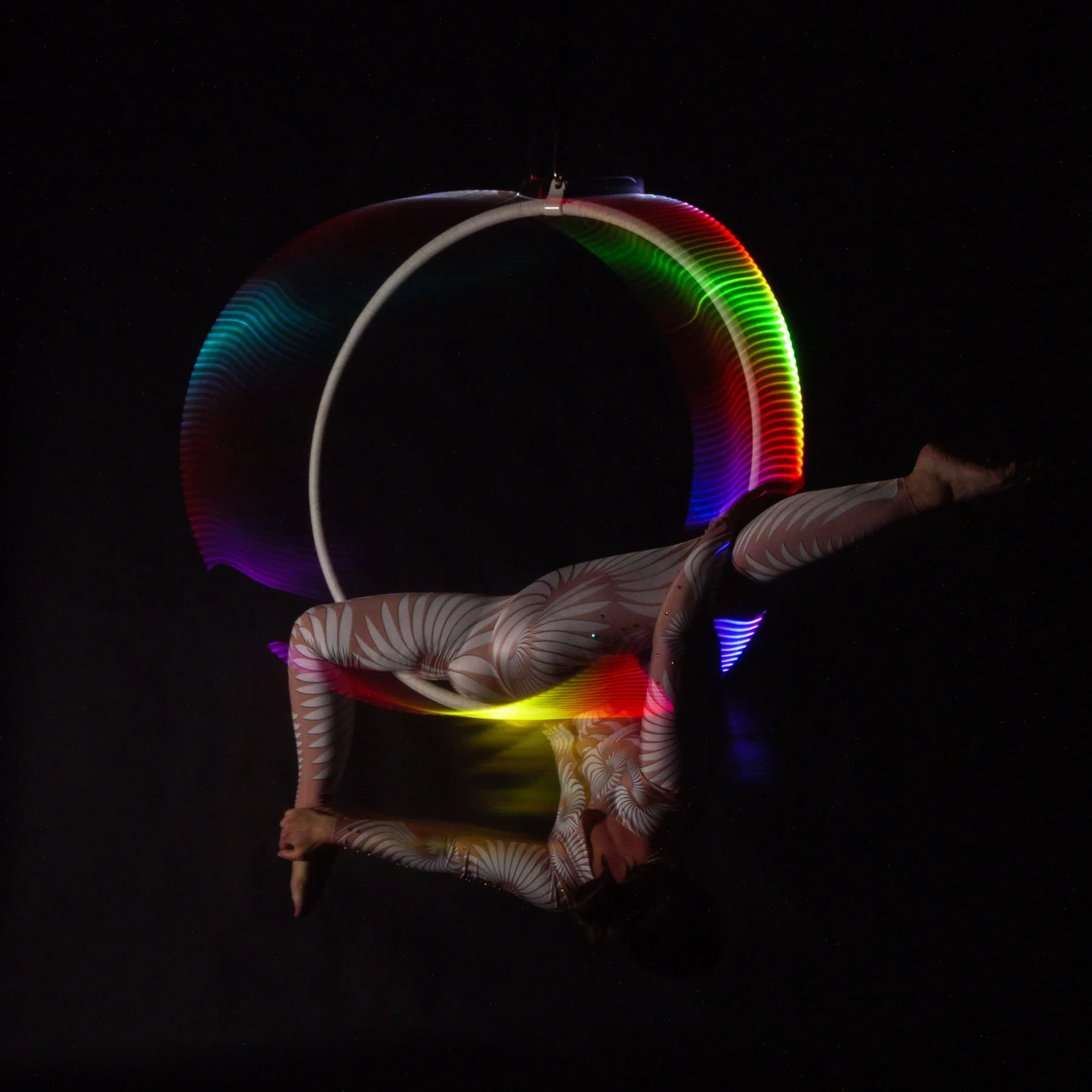 Firetoys x Echo LED Aerial Hoops - Over 100 modes - Image 6