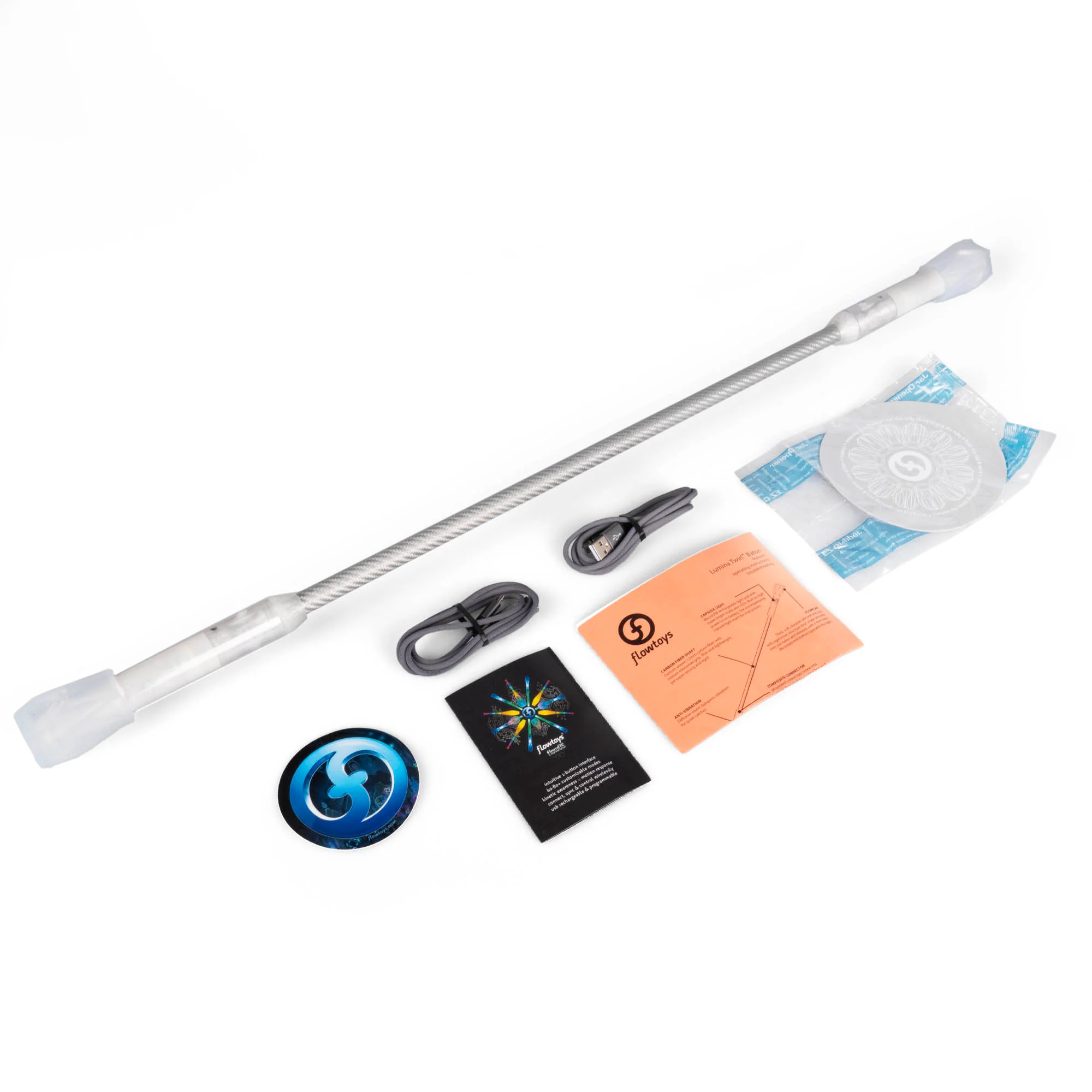 Flowtoys Lumina Twirl™ Baton v2 - LED Twirling Baton - Image 7