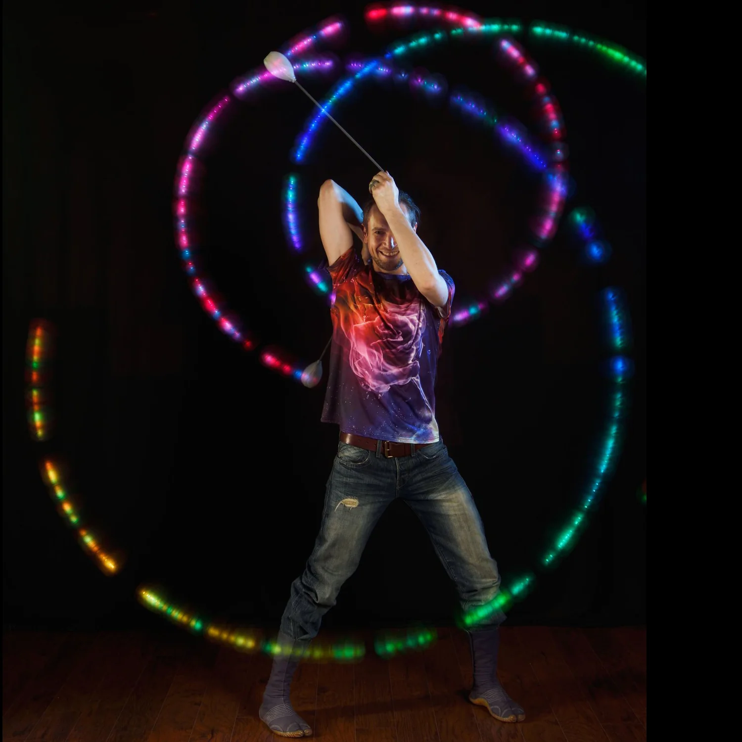 Flowtoys Podpoi v2 - Capsule 2.0 LED Poi - 40+ functions - Image 5