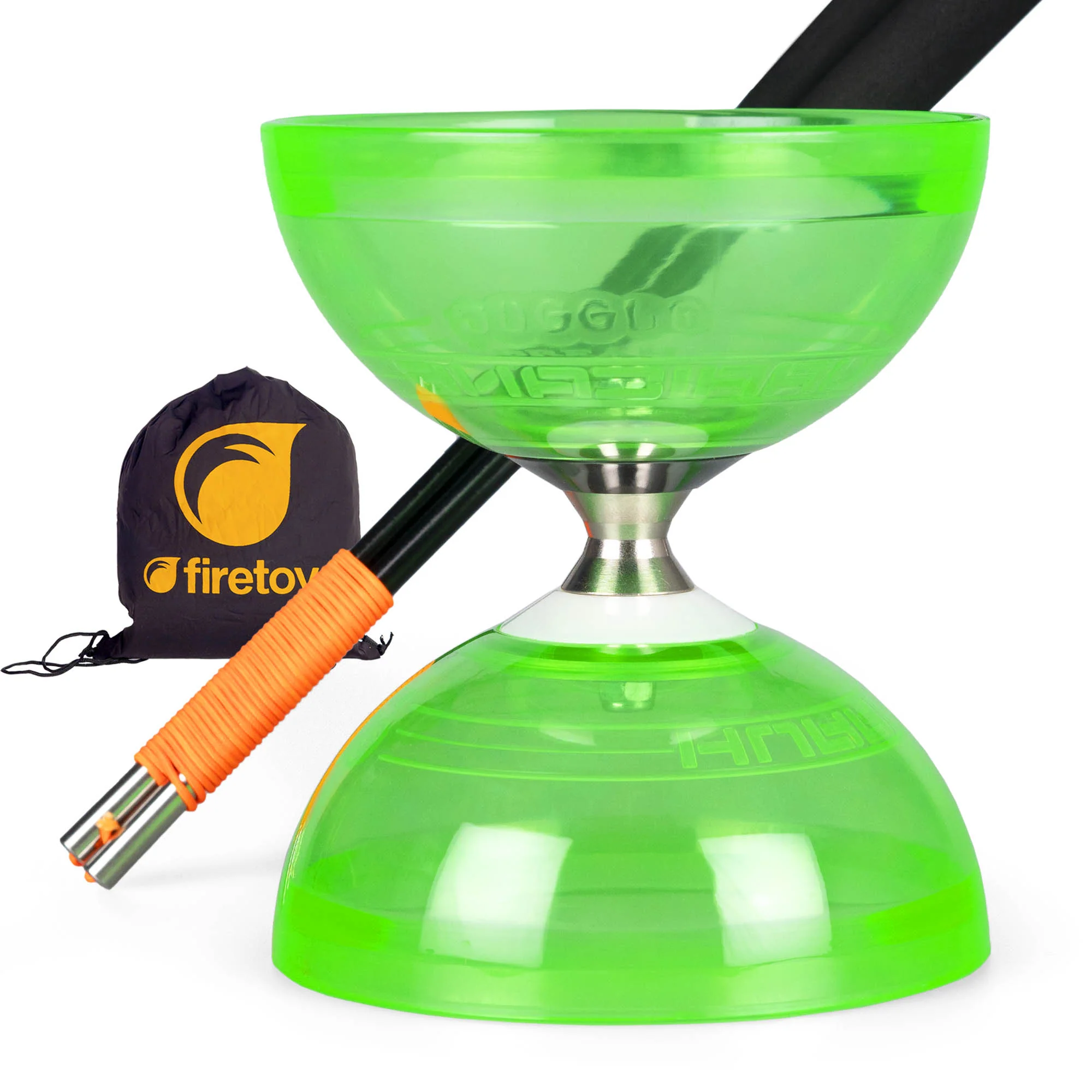 Hurricane Triple Bearing Diabolo with Status Handsticks and Bag - Image 3