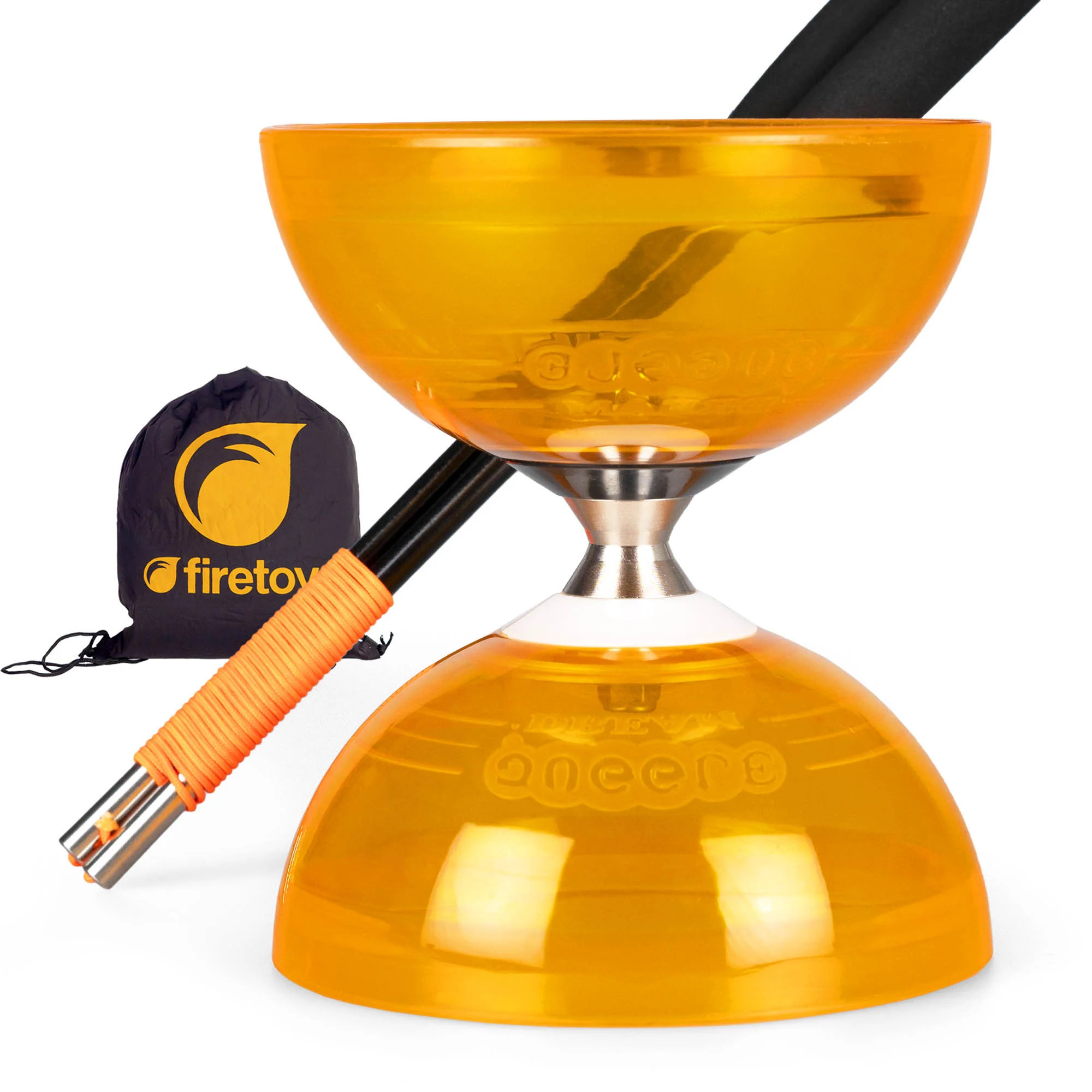 Hurricane Triple Bearing Diabolo with Status Handsticks and Bag - Image 4