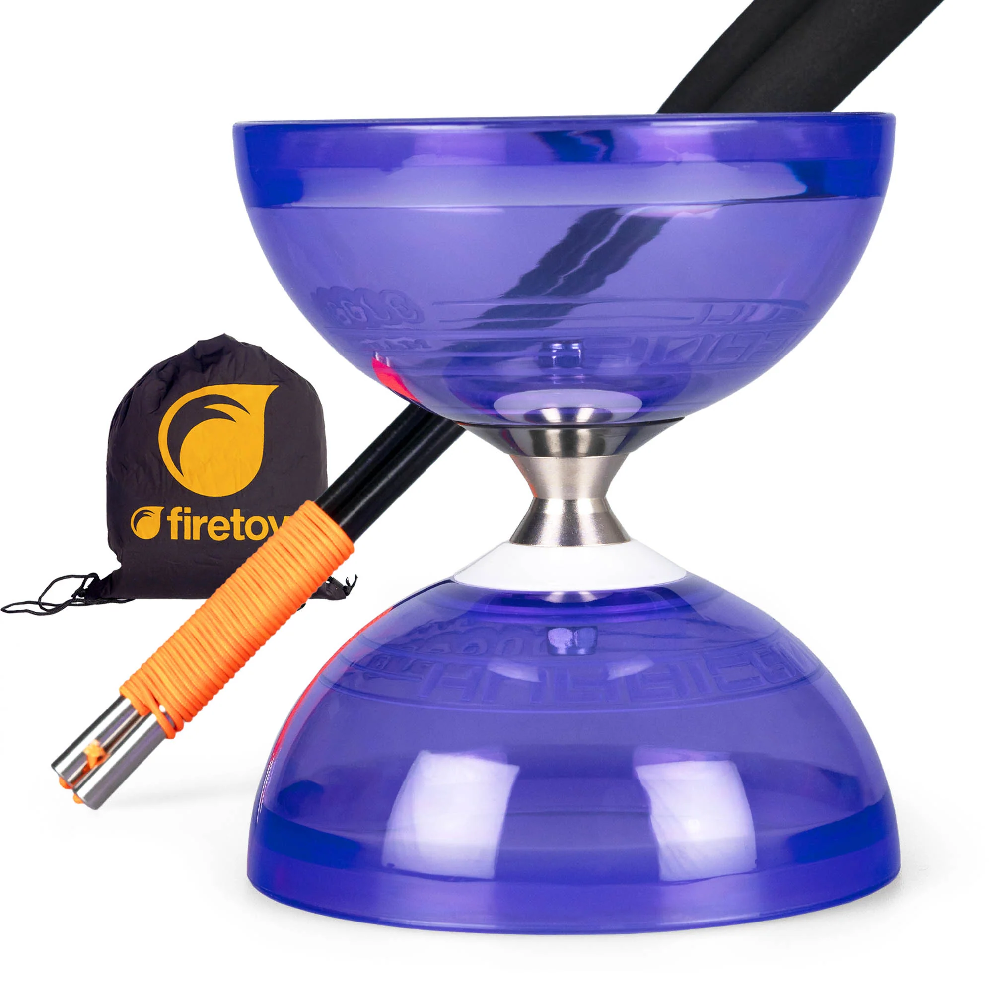Hurricane Triple Bearing Diabolo with Status Handsticks and Bag - Image 5