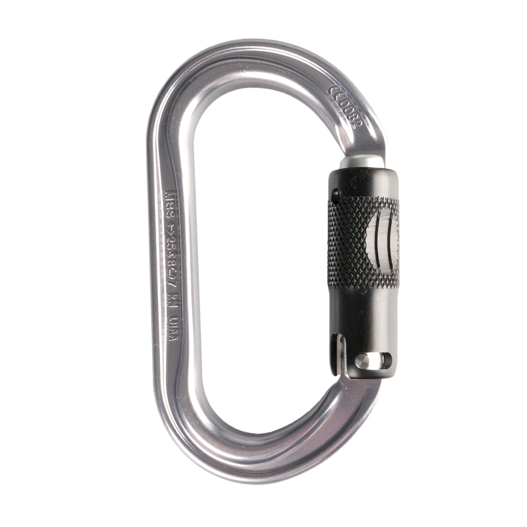 Petzl OK Ball-Lock Oval Aluminum Carabiner - M33A BL - Image 3