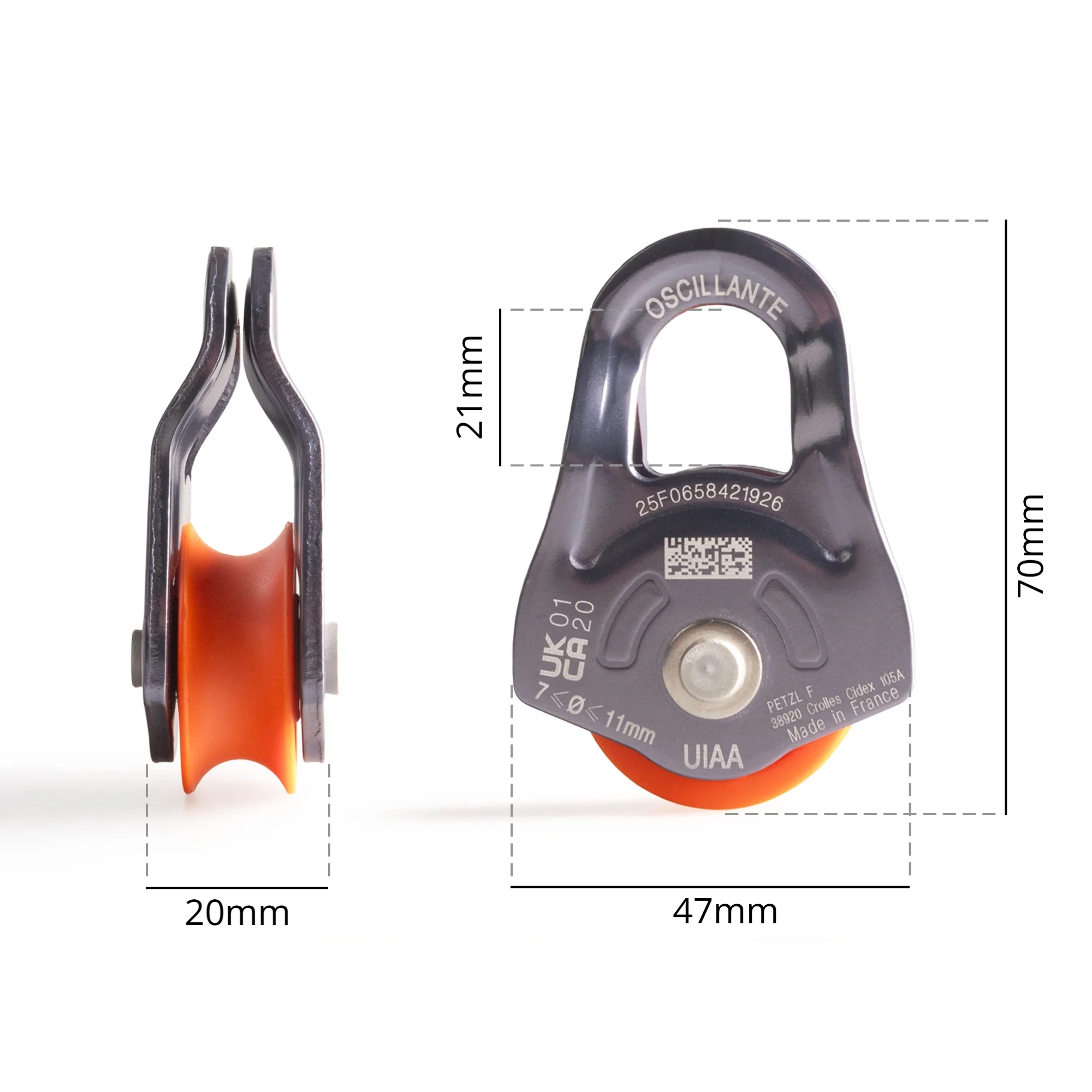 Petzl Pulley OSCILLANTE P02A - Image 10