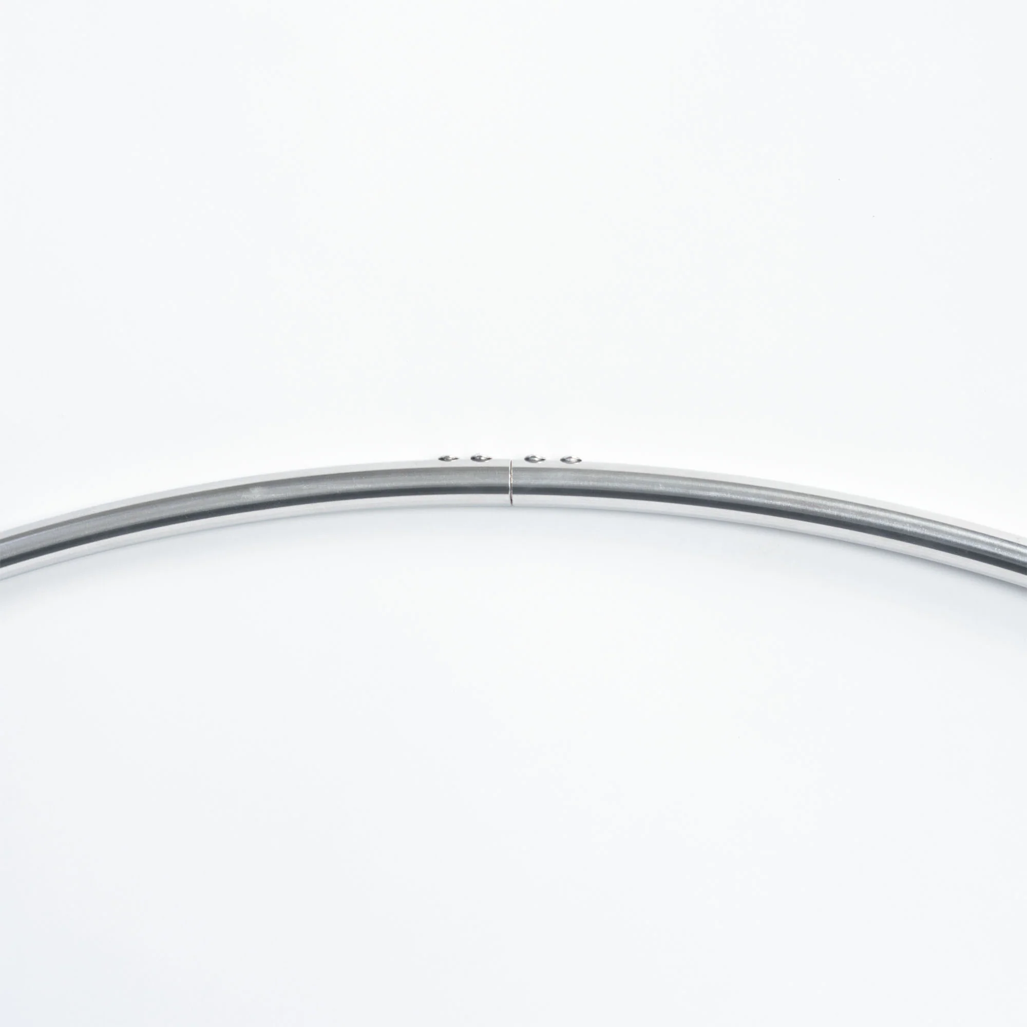 Polished Aluminium Hula Hoop - 90cm - Image 3