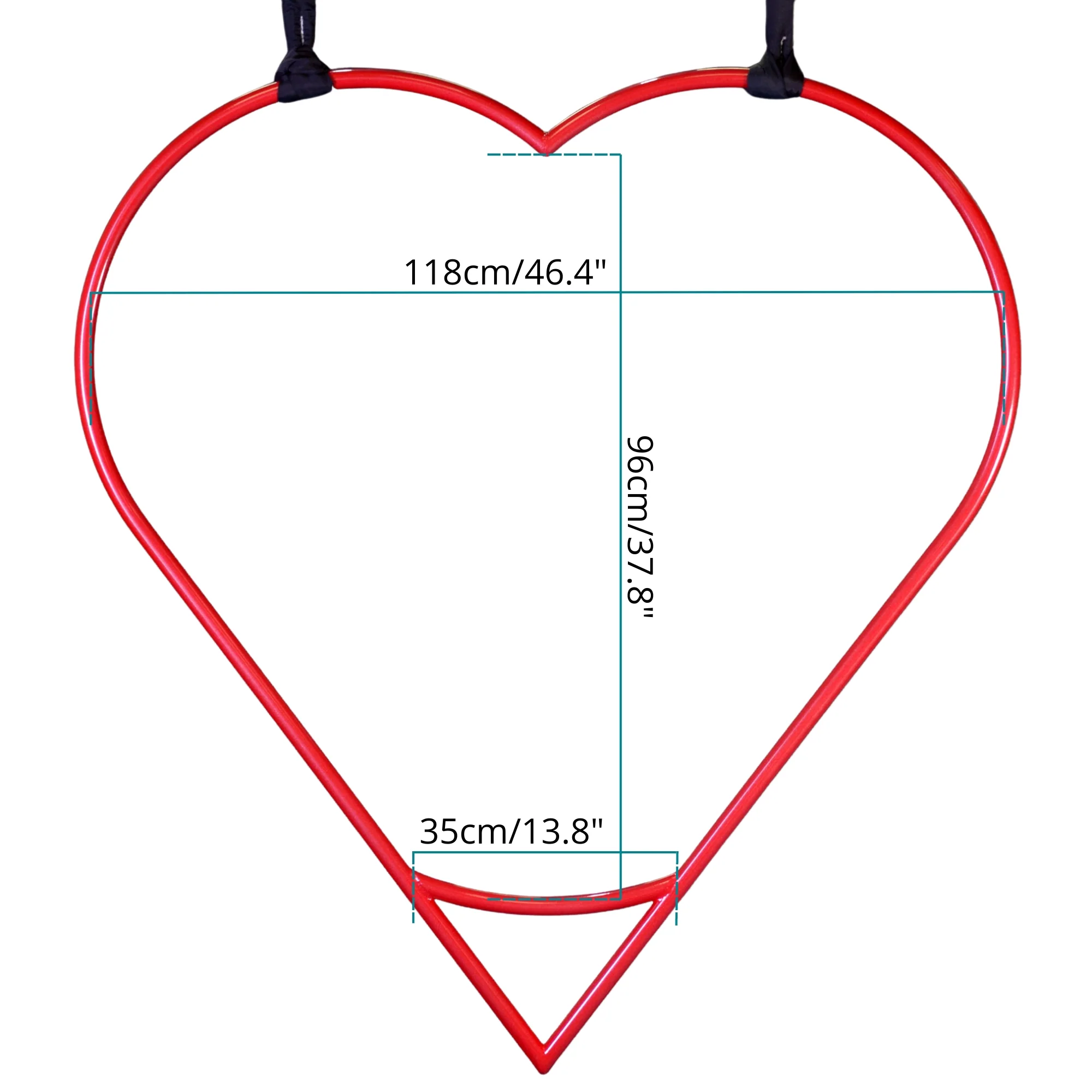 Prodigy Aerial Heart - Heart shaped Aerial Hoop - Image 15
