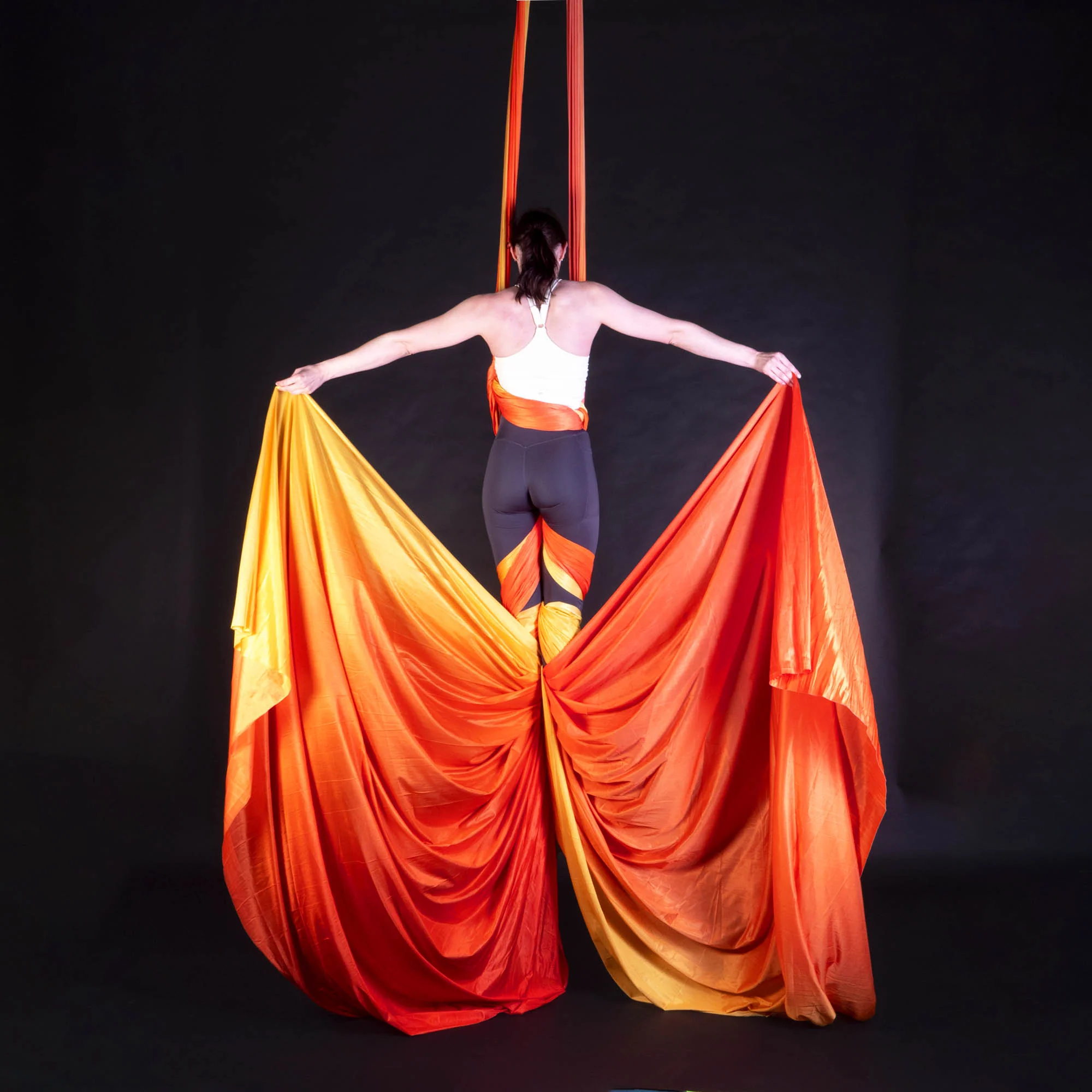 Prodigy Multicoloured Aerial Silks - Low Stretch - 280cm width - Image 21
