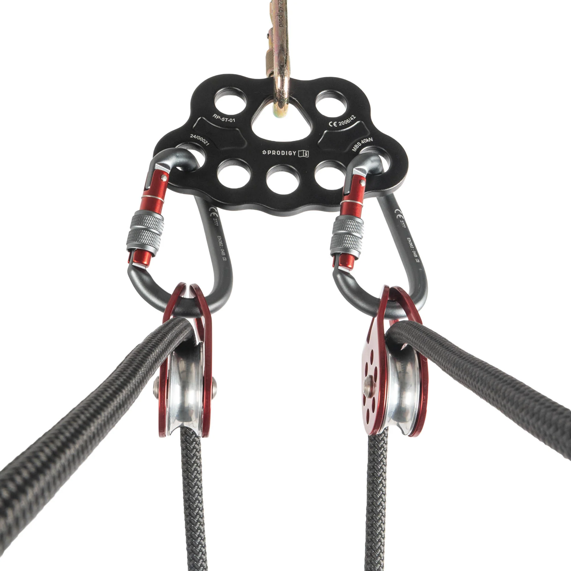 Prodigy SG-5 - Screw-Gate - Twisted Aluminium Carabiner - Image 2