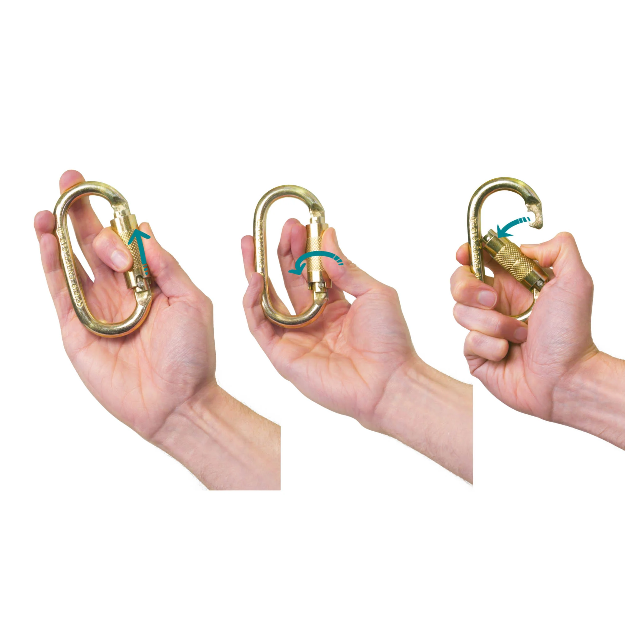 Prodigy TA-1 Triple-Action Steel Carabiner - Image 4