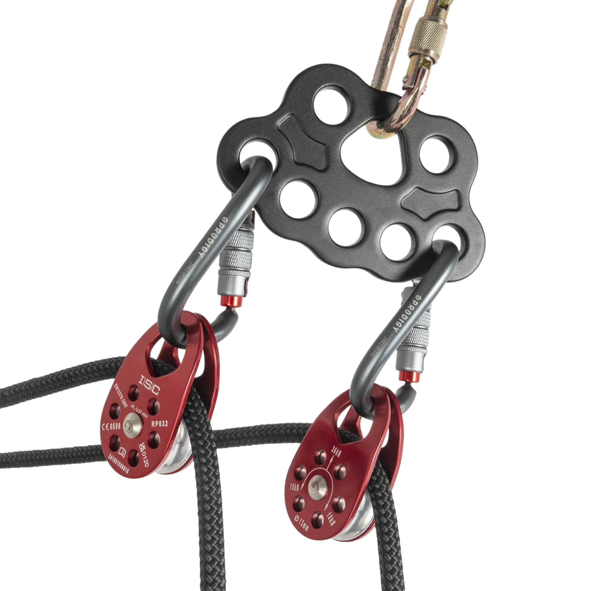 Prodigy TA-5 - Triple action - Twisted Aluminium Carabiner - Image 4