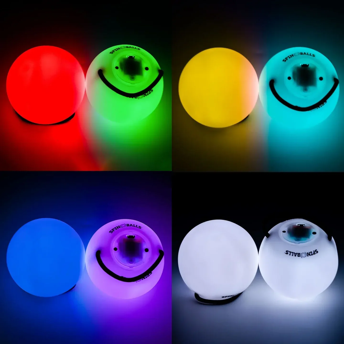 Spinballs Glow.0 LED Rechargeable Poi Set - Image 4