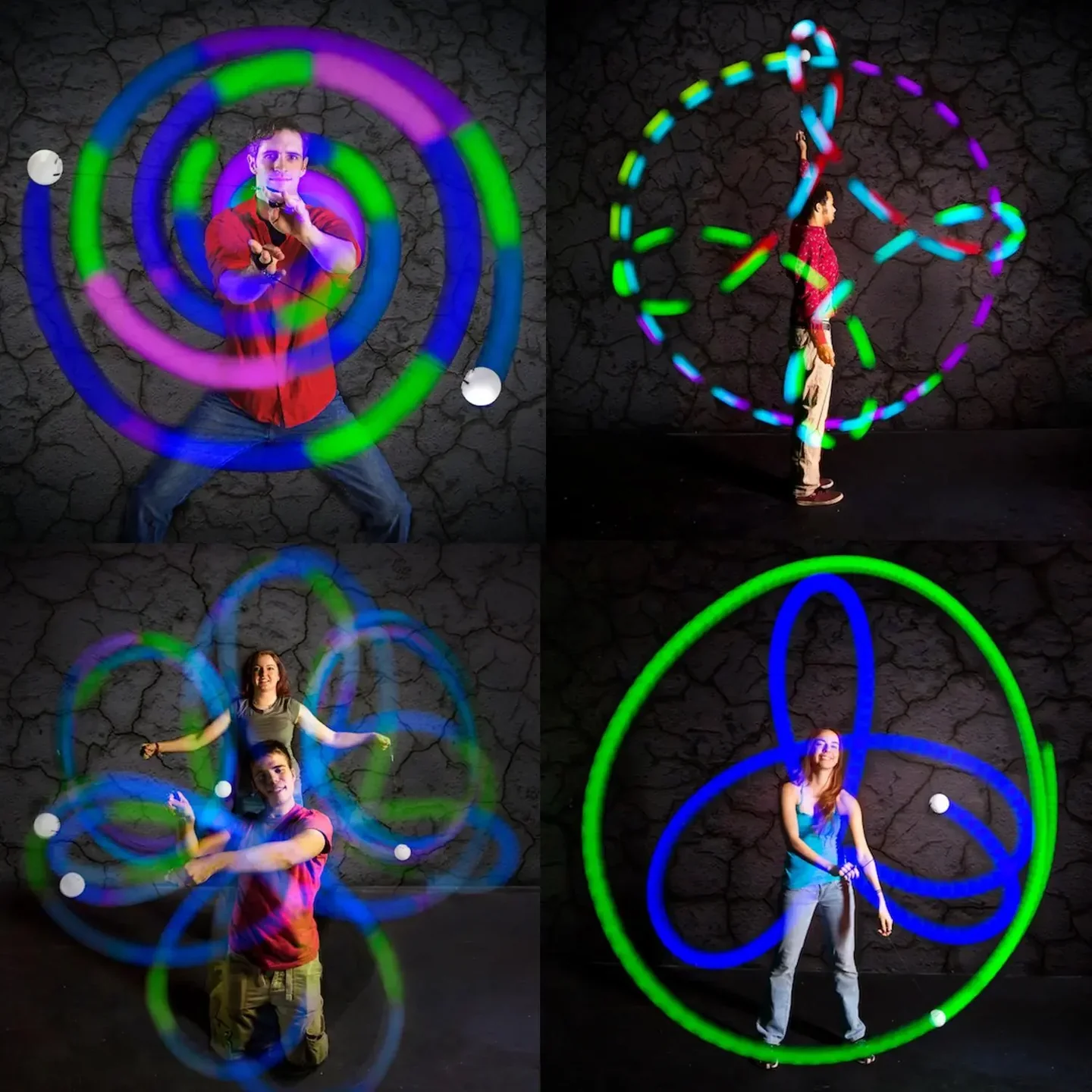 Spinballs Glow.0 LED Rechargeable Poi Set - Image 6