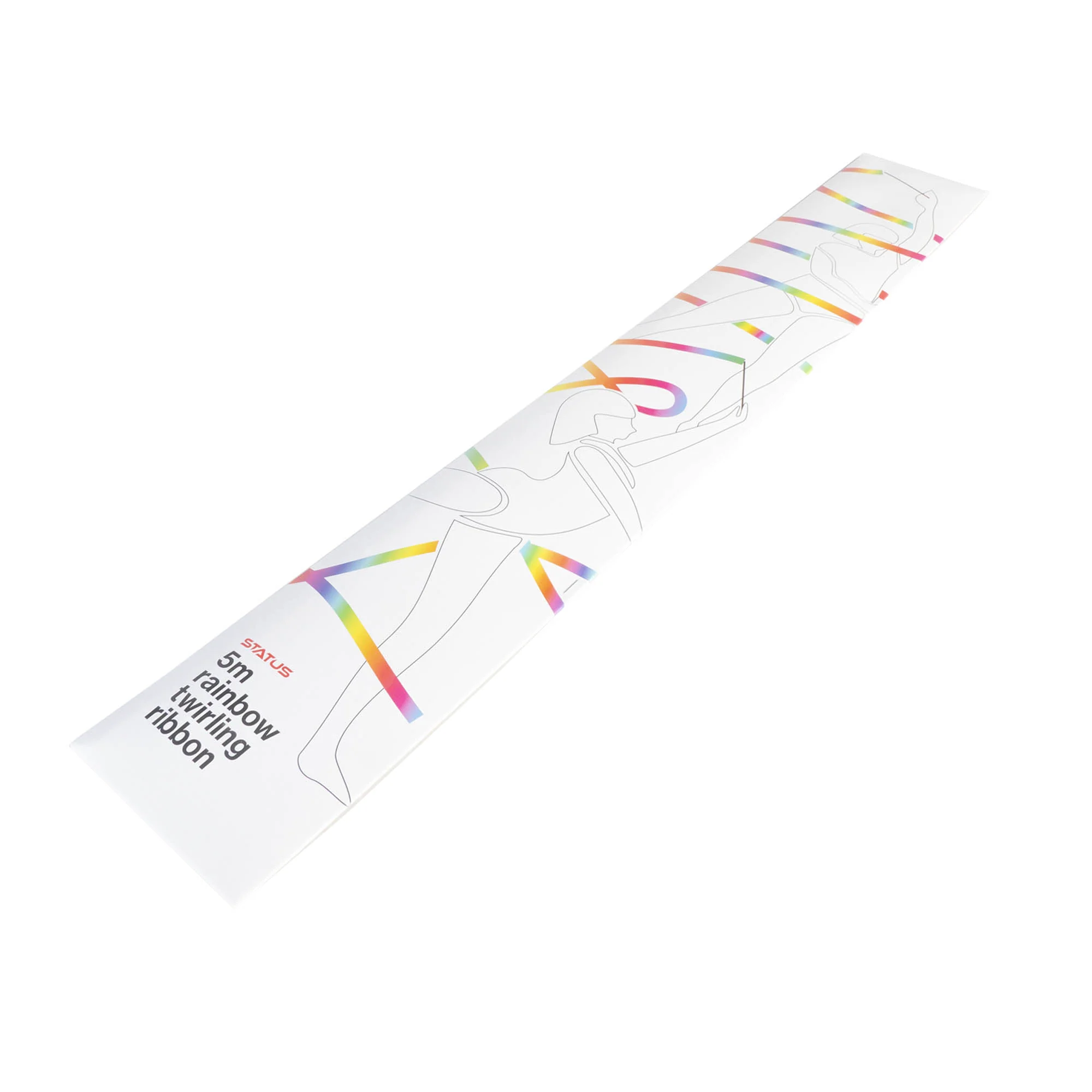Status Gymnastic Twirling Ribbon - Rainbow (5m) - Image 3