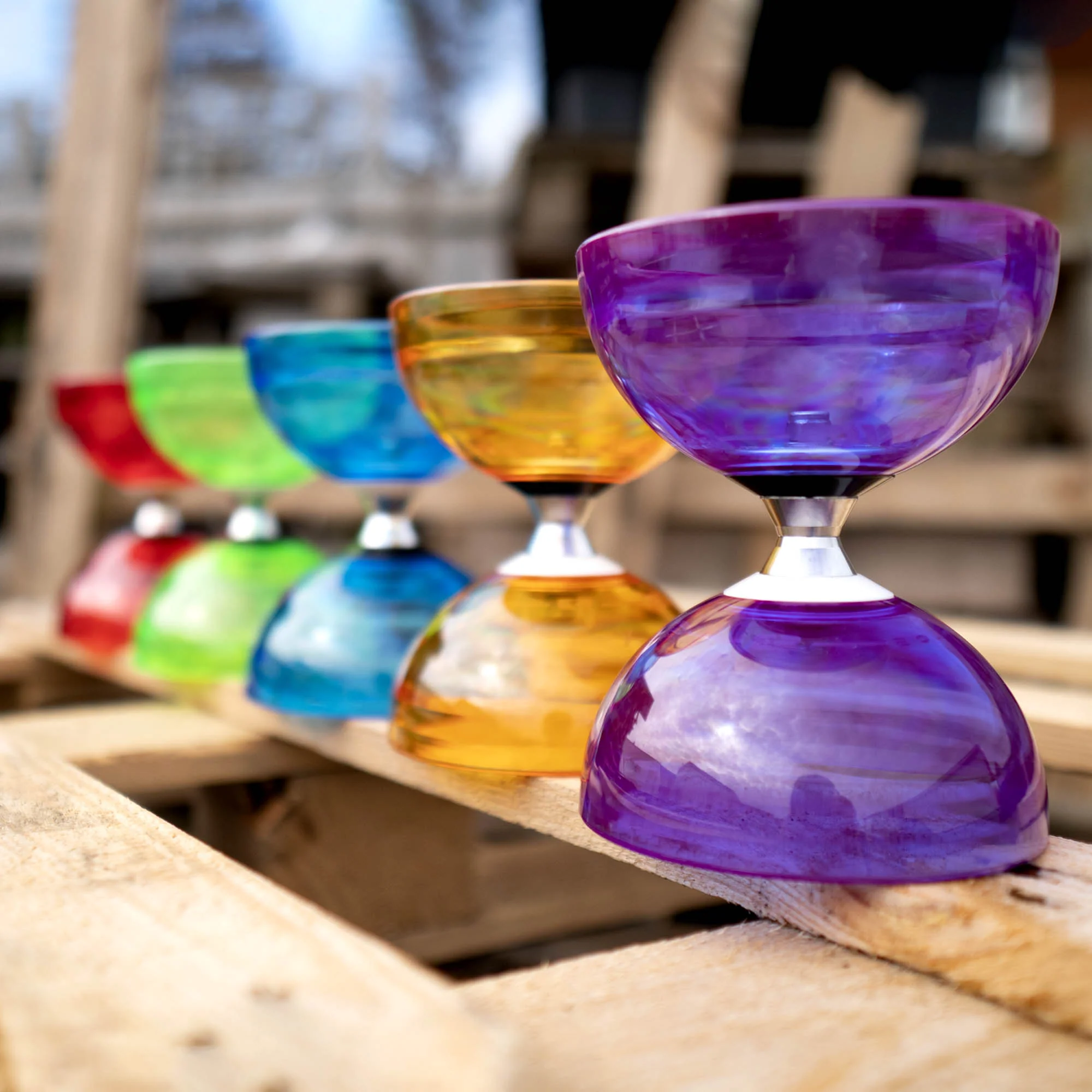 Status S3 Triple Bearing Diabolo Set with Handsticks - Image 3