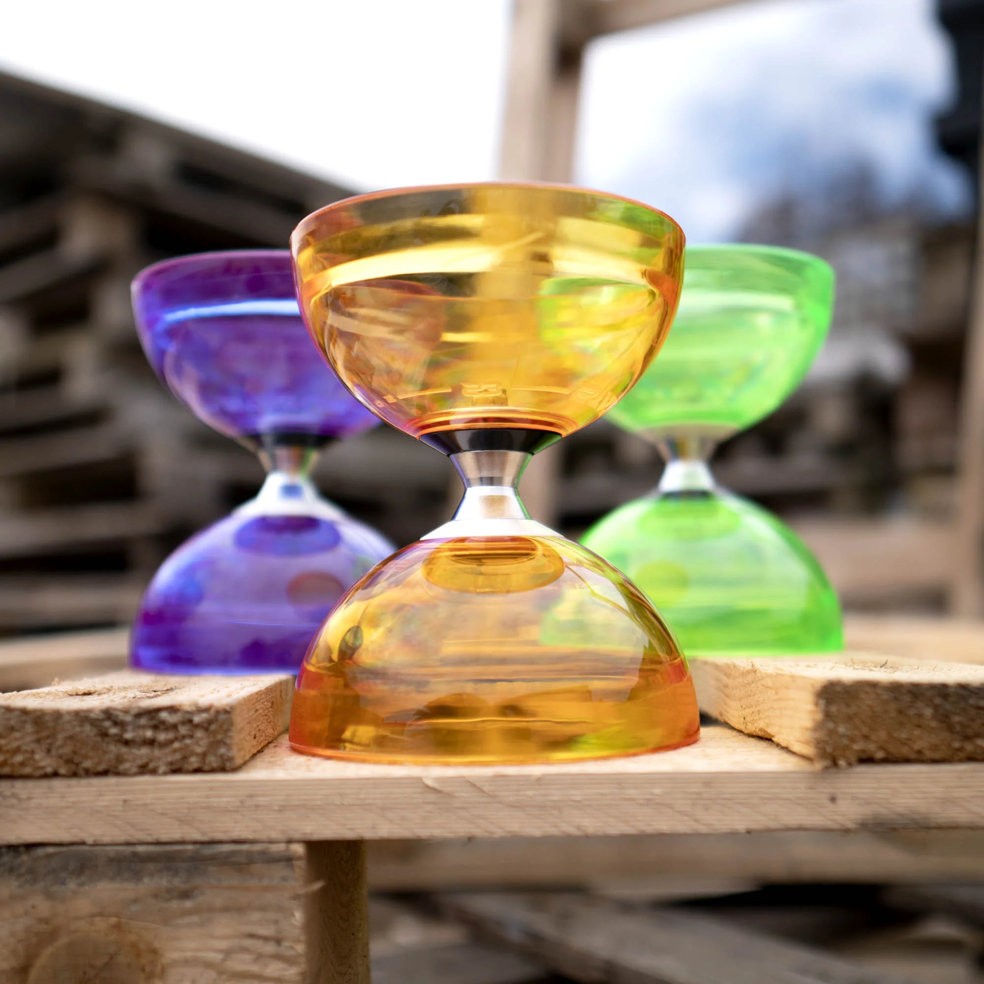 Status S3 Triple Bearing Diabolo Set with Handsticks - Image 4